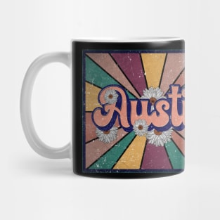 Awesome Name Austin Lovely Styles Vintage 70s 80s 90s Mug